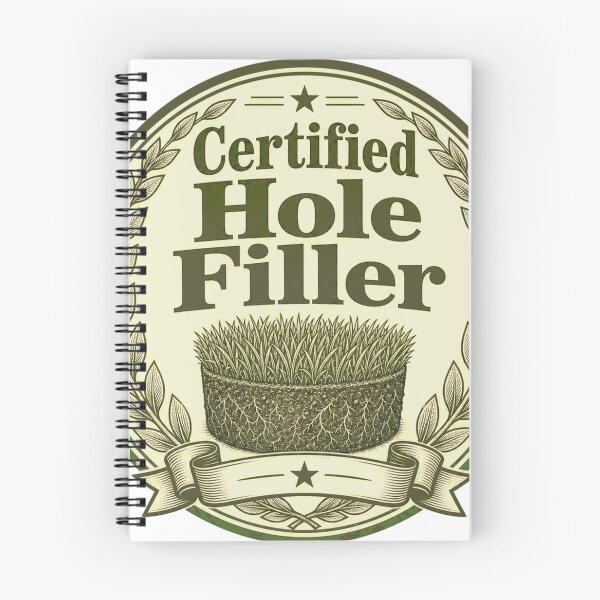 Item preview, Certified Hole Filler Detectorist Award Badge designed and sold by BoosterShop.