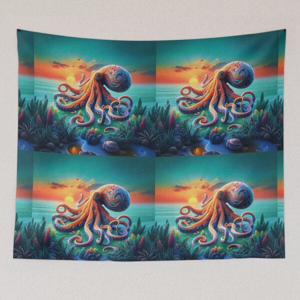 Item preview, Octopus with flare designed and sold by KingsArtworx 2.