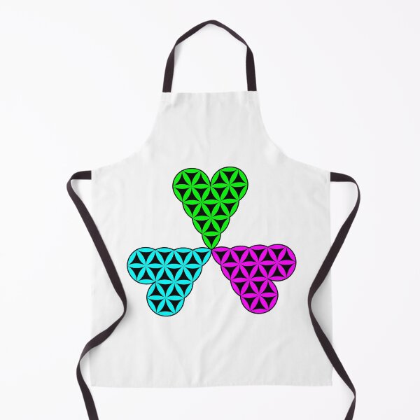 Item preview, Sacred Flower of Three Hearts, 2D-Colorful. designed and sold by iSacredGeometry.