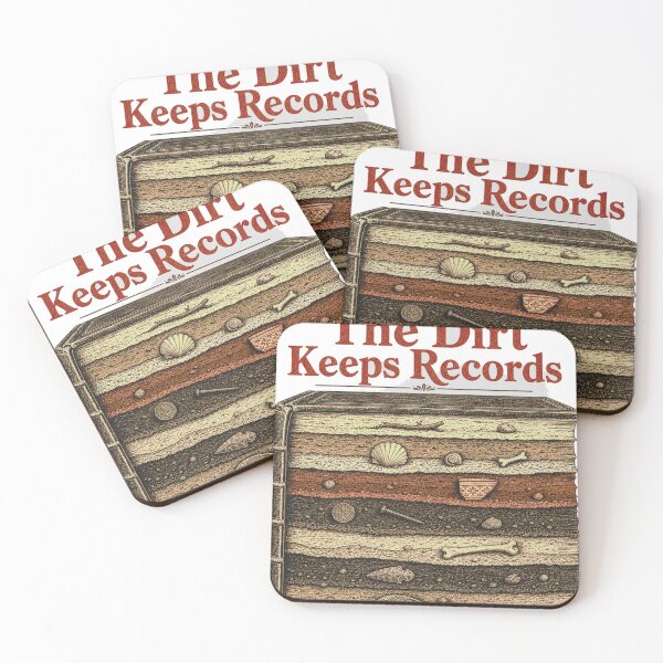 Item preview, The Dirt Keeps Records Metal Detecting Book Plate designed and sold by BoosterShop.