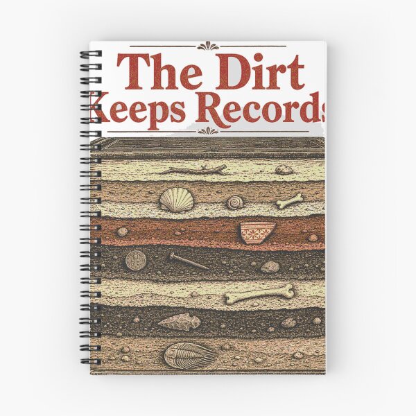 Item preview, The Dirt Keeps Records Metal Detecting Book Plate designed and sold by BoosterShop.