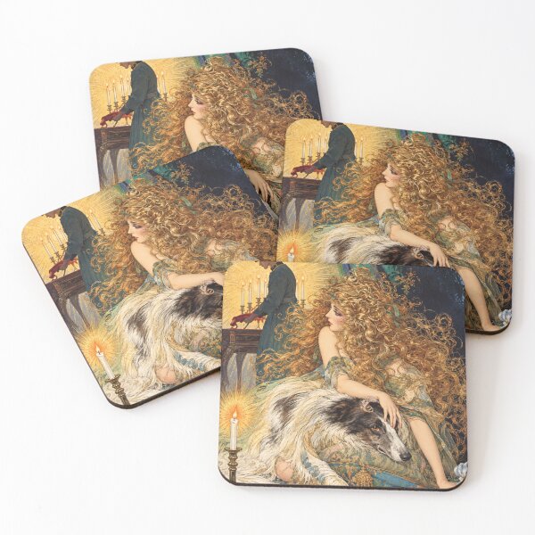Item preview, Vintage Fantasy Wall Art Golden Eyes Nell Brinkley Illustration designed and sold by RickE.
