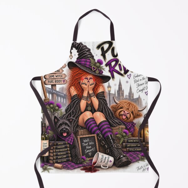 Item preview, Pure Riddy – Funny Scottish Witch Glasgow Humour designed and sold by Thistleinkart.