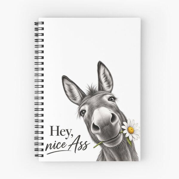 Item preview, Funny Donkey Quote Hey Nice Ass designed and sold by Nextstep Design.