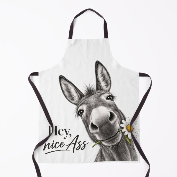 Item preview, Funny Donkey Quote Hey Nice Ass designed and sold by Nextstep Design.