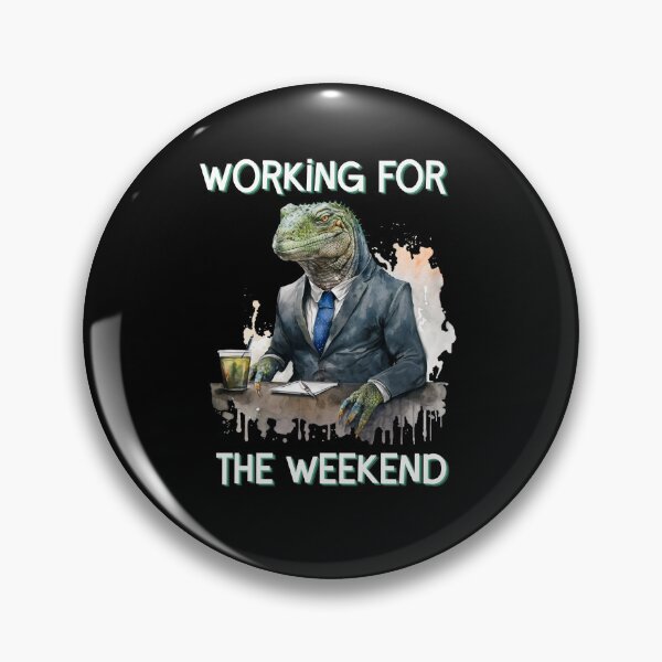 Item preview, Reptilian Overlard Working for the Weekend designed and sold by WigOutlet.