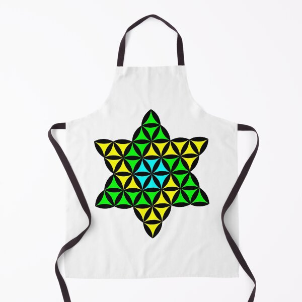 Item preview, Sacred Star of Life - Inverse, 2D GN/YL designed and sold by iSacredGeometry.