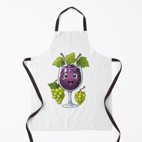 Item preview, Cute Wine Glass Character with Grapes Chrome Metallic 3D – Wine lover gift designed and sold by michallechowicz.