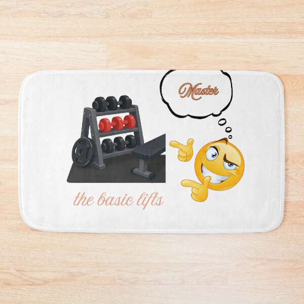Item preview, Master The Basic Lifts Gym Dumbbell Rack Fitness Graphic designed and sold by Varkajia.
