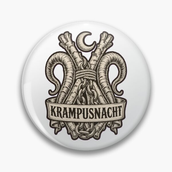 Artikelvorschau, Gruss vom Krampus Postkarte Wiederholung | Antikes österreichisches Weihnachtsteufelmuster entworfen und verkauft von StickyGuys.