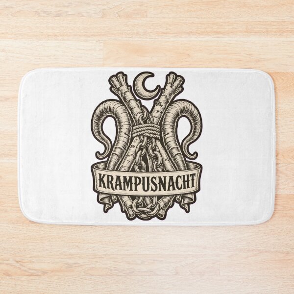 Item preview, Gruss vom Krampus Postcard Repeat | Antique Austrian Christmas Devil Pattern designed and sold by StickyGuys.