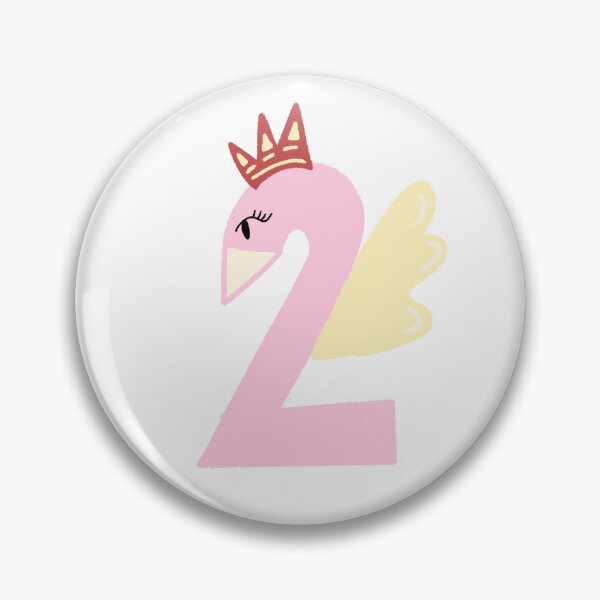 Item preview, Hand drawn number two pink pastel  designed and sold by Tanapan2529.