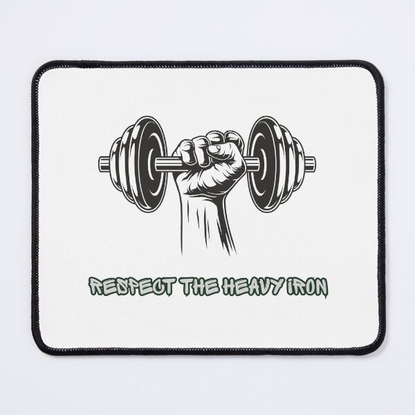Item preview, Respect The Heavy Iron Powerlifting Strong Fist Graphic designed and sold by Varkajia.