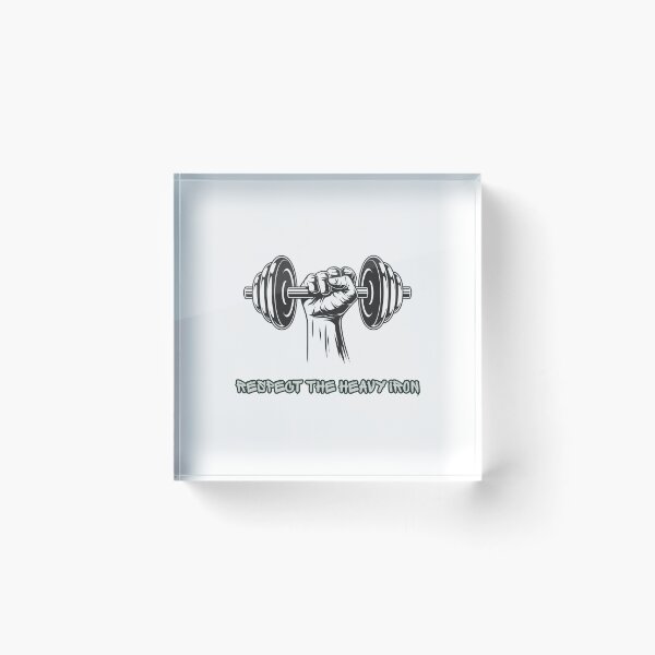 Item preview, Respect The Heavy Iron Powerlifting Strong Fist Graphic designed and sold by Varkajia.