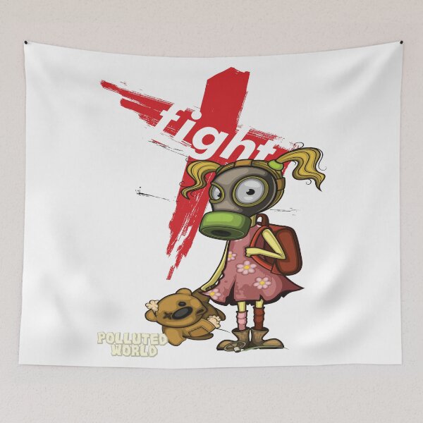 Item preview, Fight Pollution Rise Against Pollution Polluted World designed and sold by ProjectX23.