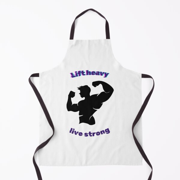 Item preview, Lift Heavy Live Strong Glitch Effect Fitness Graphic designed and sold by Varkajia.