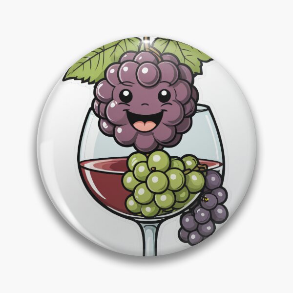 Item preview, Cute Wine Glass Character with Grapes Ukiyo-e Woodblock Style – Wine lover gift designed and sold by michallechowicz.