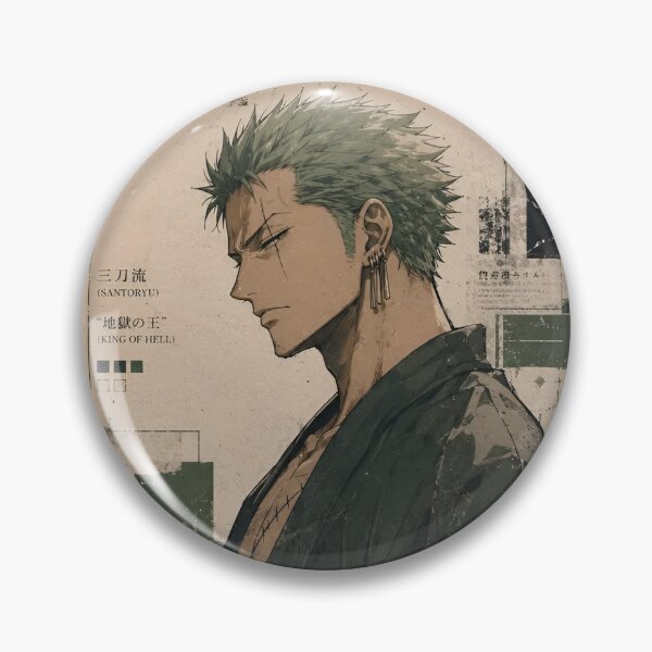 Item preview, Zoro | Three Sword Samurai Aesthetic – Dark Japanese Manga Style Warrior designed and sold by Dyan4.