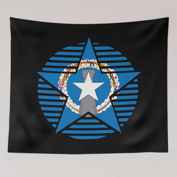 Item preview, Retro Northern Mariana Islands Flag Star MP designed and sold by shitpostee.
