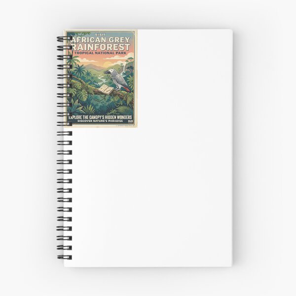 Item preview, African Grey Explorer designed and sold by PictoVibe.