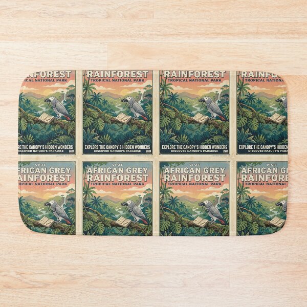 Item preview, African Grey Explorer designed and sold by PictoVibe.