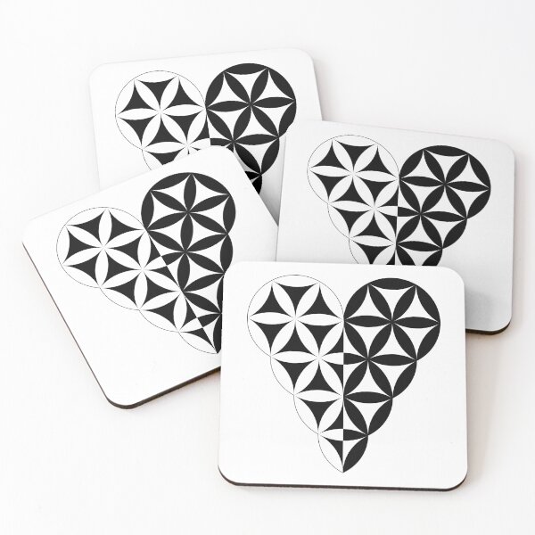 Item preview, Sacred Heart of Life - Duality, 2D/Black designed and sold by iSacredGeometry.