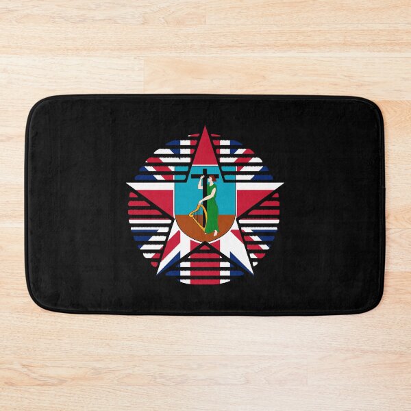 Item preview, Retro Montserrat Flag Star MS designed and sold by shitpostee.