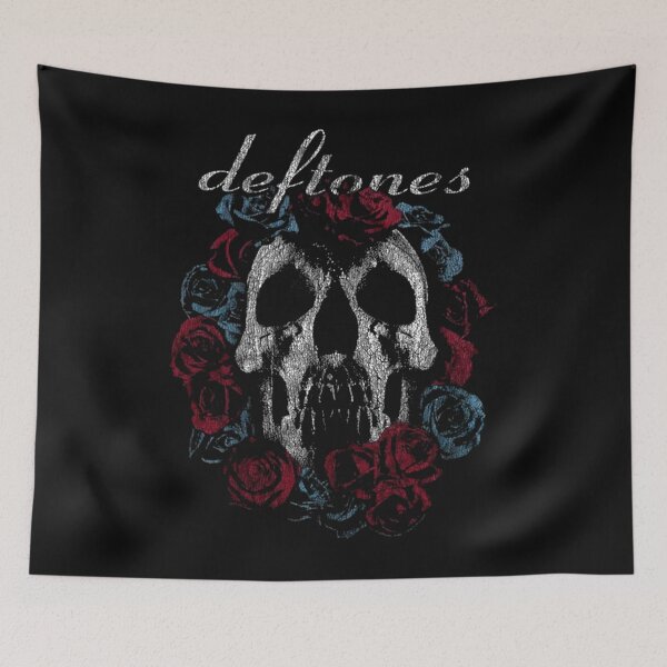 Item preview, Deftones Flowers and Skull   designed and sold by paintartskcw.