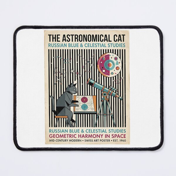 Item preview, Russian Blue Astronomer designed and sold by PictoVibe.