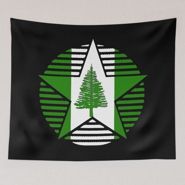 Item preview, Retro Norfolk Island Flag Star NF designed and sold by shitpostee.
