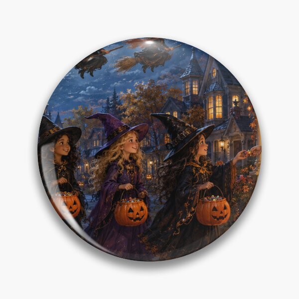 Item preview, Witches for Halloween designed and sold by Always Good Affs.