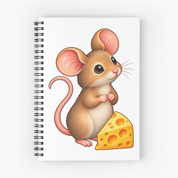 Item preview, Cute Tiny Mouse with Cheese  designed and sold by Haleema Rauf.