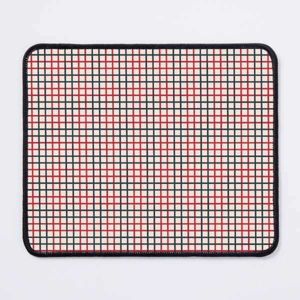 Item preview, Aesthetic Navy and Red Plaid Grid Pattern | Retro Red and Dark Navy Checkered Grid Pattern | Classic Country Plaid Grid Motif in Warm Crimson and Navy designed and sold by VivaFy.