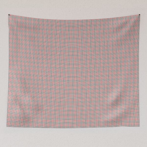 Item preview, Aesthetic Navy and Red Plaid Grid Pattern | Retro Red and Dark Navy Checkered Grid Pattern | Classic Country Plaid Grid Motif in Warm Crimson and Navy designed and sold by VivaFy.