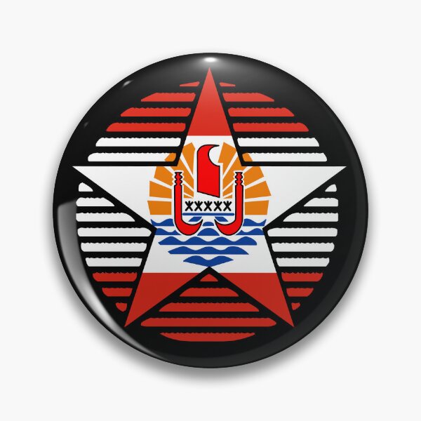 Item preview, Retro French Polynesia Flag Star PF designed and sold by shitpostee.