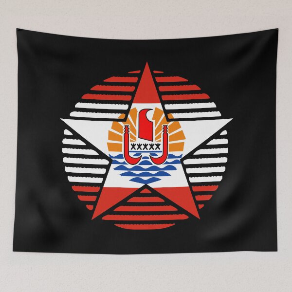 Item preview, Retro French Polynesia Flag Star PF designed and sold by shitpostee.