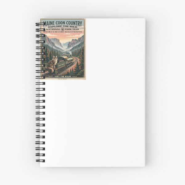 Item preview, Maine Coon Train Journey designed and sold by PictoVibe.
