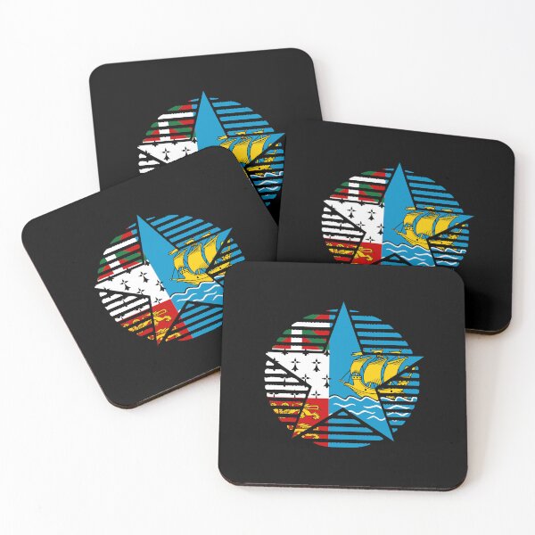 Item preview, Retro Saint Pierre and Miquelon Flag Star PM designed and sold by shitpostee.