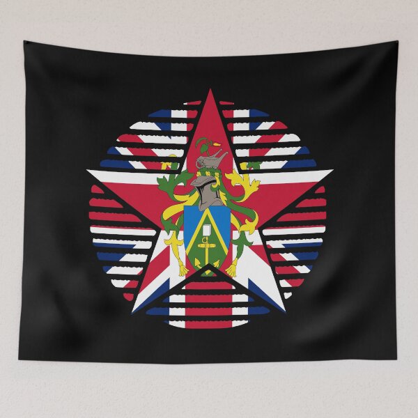 Item preview, Retro Pitcairn Islands Flag Star PN designed and sold by shitpostee.