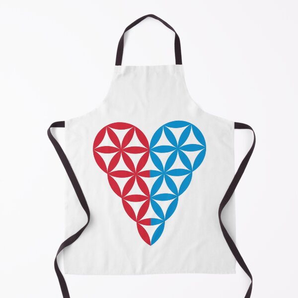 Item preview, Sacred Heart of Life Duality 2D/Red/Blue designed and sold by iSacredGeometry.