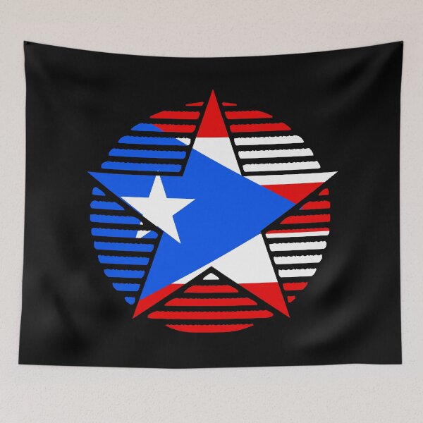 Item preview, Bandera retro de Puerto Rico con estrella PR designed and sold by shitpostee.