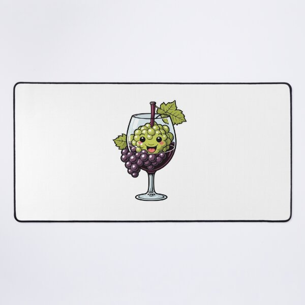 Item preview, Cute Wine Glass Character with Grapes Pop Art Halftone Style – Wine lover gift designed and sold by michallechowicz.