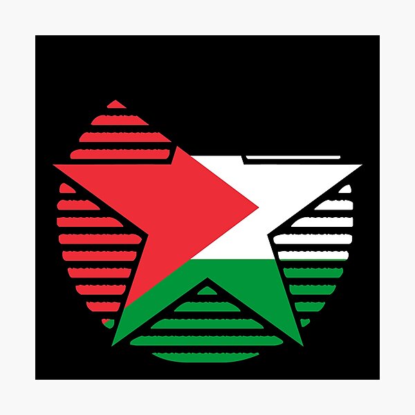 Item preview, Retro Palestine Flag Star PS designed and sold by shitpostee.