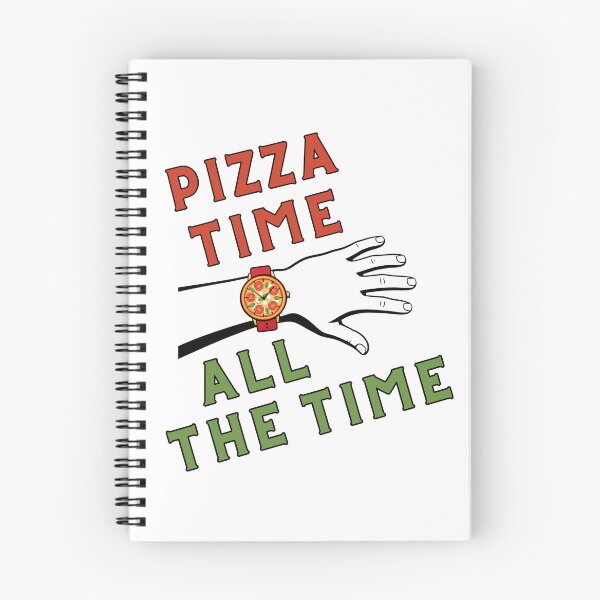 Item preview, Pizza Time All The Time - Funny Pizza Clock Hand  designed and sold by Shedronpanda.