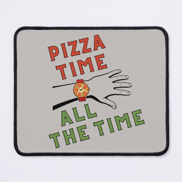 Item preview, Pizza Time All The Time - Funny Pizza Clock Hand  designed and sold by Shedronpanda.