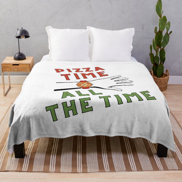 Item preview, Pizza Time All The Time - Funny Pizza Clock Hand designed and sold by Shedronpanda.
