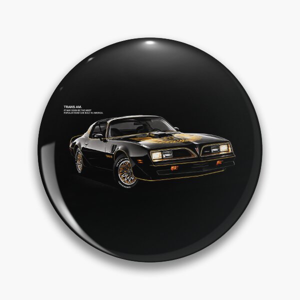 Item preview, 1977 Pontiac Trans Am T/A 6.6 – Black & Gold Muscle Car Art designed and sold by Stinky Lincy's Apparel Company.