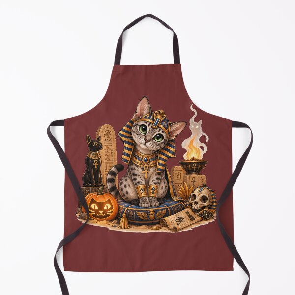 Item preview, Cute Egyptian Mau Pharaoh Cat Halloween designed and sold by NoExcusesTraveller .