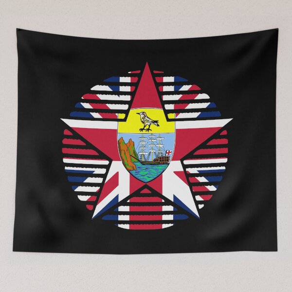 Item preview, Retro Tristan da Cunha Flag Star SH-TA designed and sold by shitpostee.