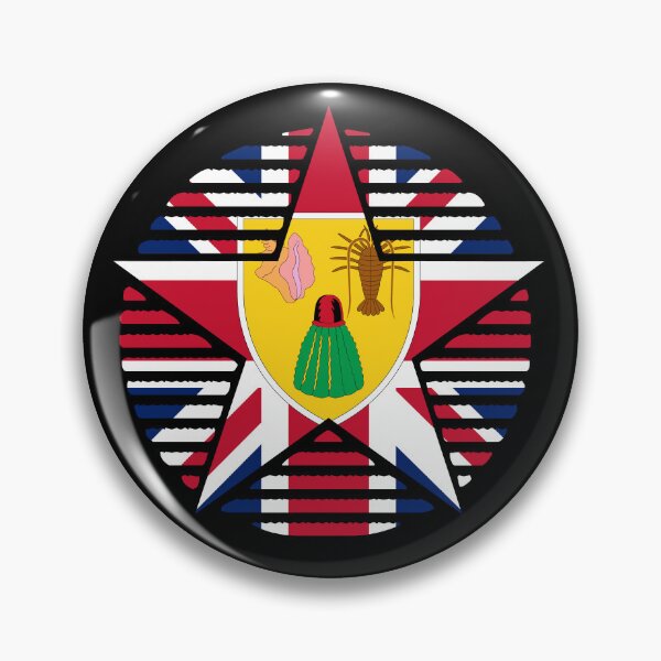 Item preview, Retro Turks and Caicos Islands Flag Star TC designed and sold by shitpostee.